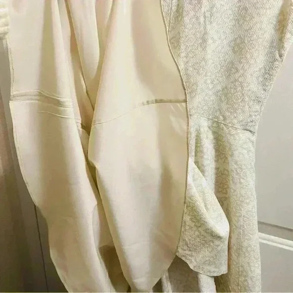 Diane Von Furstenberg "Jeannie fit & flare skater dress size‎ 6 cream - Picture 8 of 16